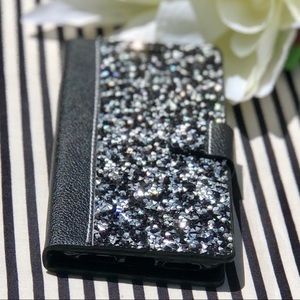 Crystal wallet case for iPhone 7 7+ 8 8+ X